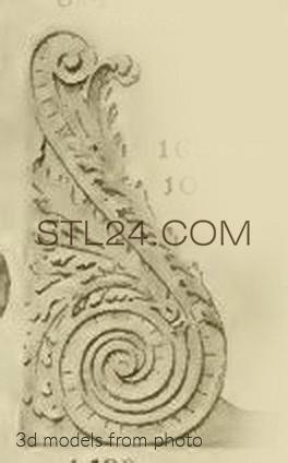 Кронштейны (CORBEL_1045 -  | 3D model 3DSMAX / OBJ / STL) 3D модель для ЧПУ станка